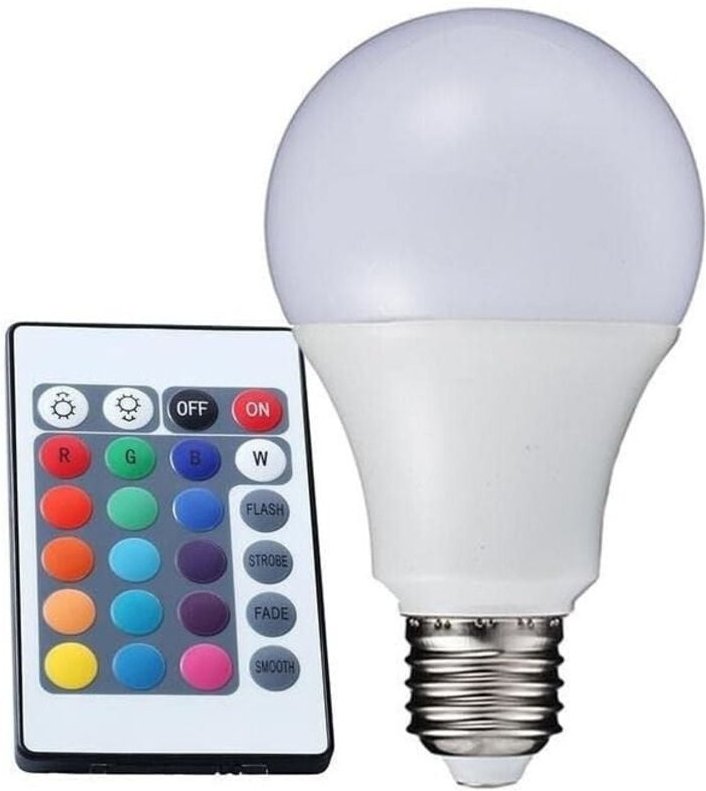 Trade Shop Traesio - Trade Shop - lampadina lampada faretto led rgb mit telecomand luce multicolor E27 aus internal -