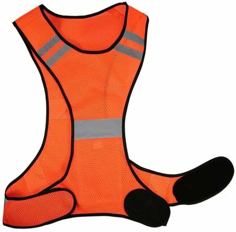 Leichte, atmungsaktive Mesh-Reflektorweste, hohe Sichtbarkeit, Geschwindigkeits-Sicherheitsweste zum Laufen, Gehen, Radf...