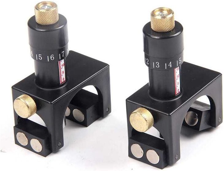 2-teilige Hobelklingenlehre, Hobelklingen-Einstelllehre zum ordnungsgemäßen Installieren neuer Hobelklingen, Lehrenlehre...