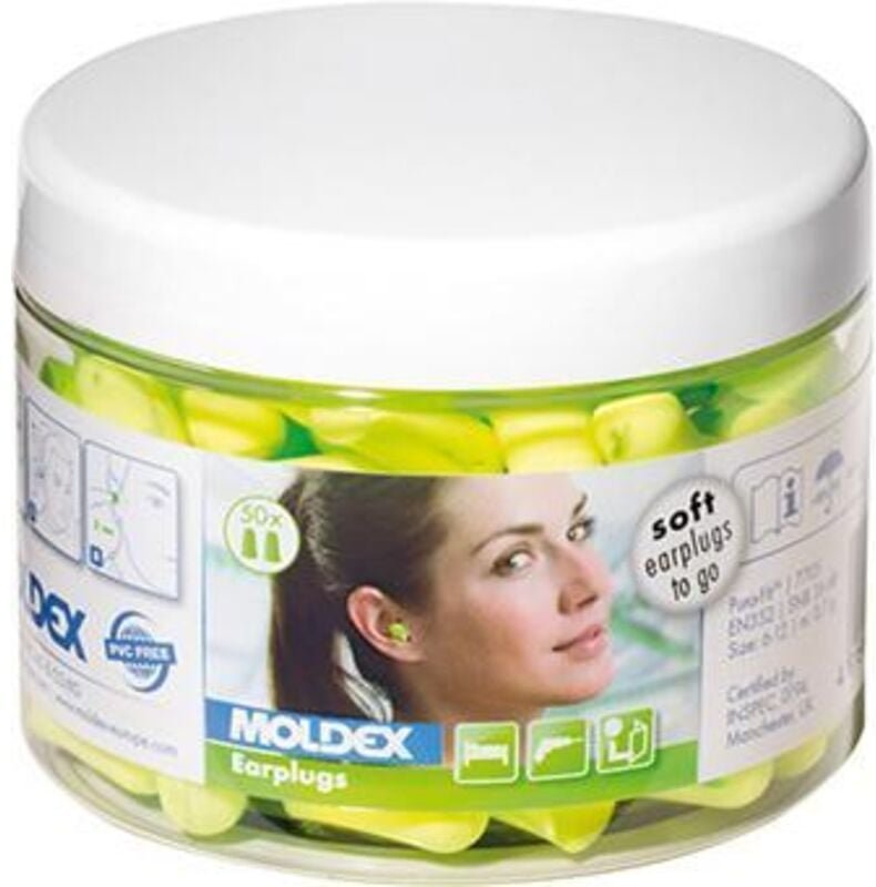 Einwegstöpsel Pura-Fit, 50 Paar in Kunststoffdose snr 36 dB 50 Stk - Moldex