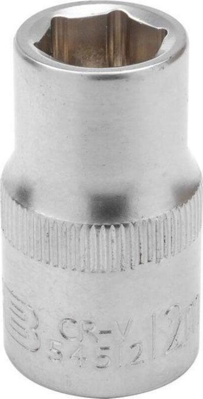 JCB 12mm Stecknuss aus Chrom-Vanadium-Stahl ergonomisch