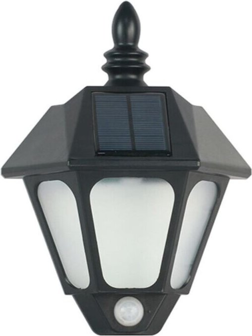 Solar-Wandleuchte mit Bewegungsmelder