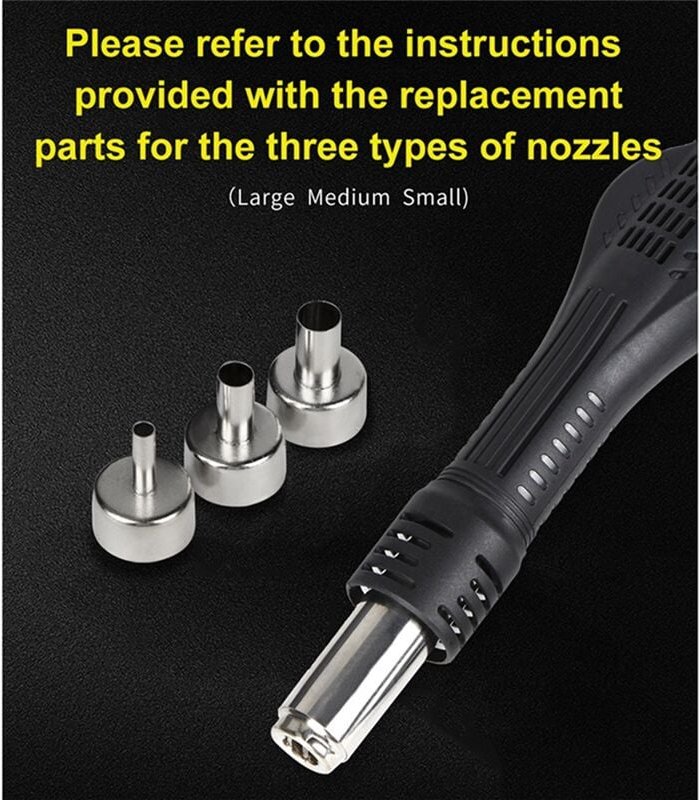 8858 Wärme-Tool für Löten, Gebläse Schweißen Werkzeug eu Stecker