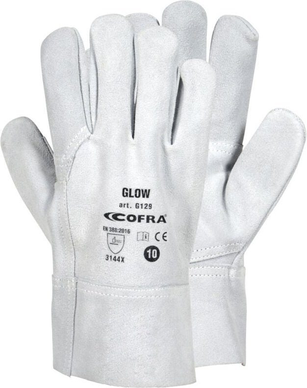 Cofra Arbeitshandschuhe aus hochwertigem Spaltleder, Glow 9