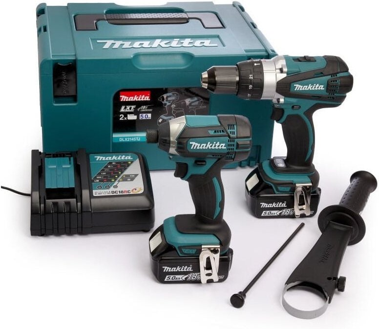 Thumbnail - Combopack 2 Werkzeuge 18V lxt (2x5,0 Ah) (DHP458 + DTD152) Makita DLX2145TJ