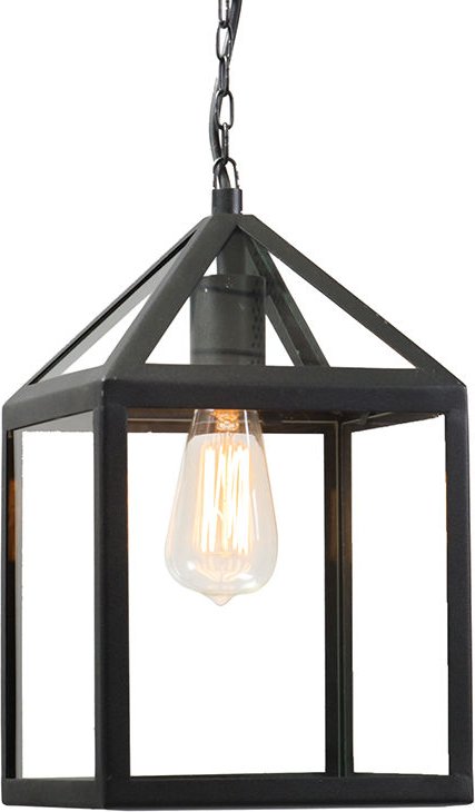 Industrielle Outdoor Hängelampe schwarz - Amsterdam