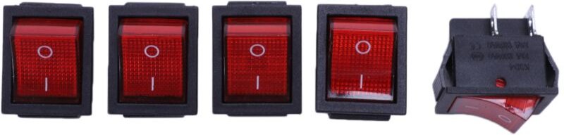 5 x Rot Licht Ein/ Aus dpst Boat Wippschalter 16 a / 250 v 20 125 ac
