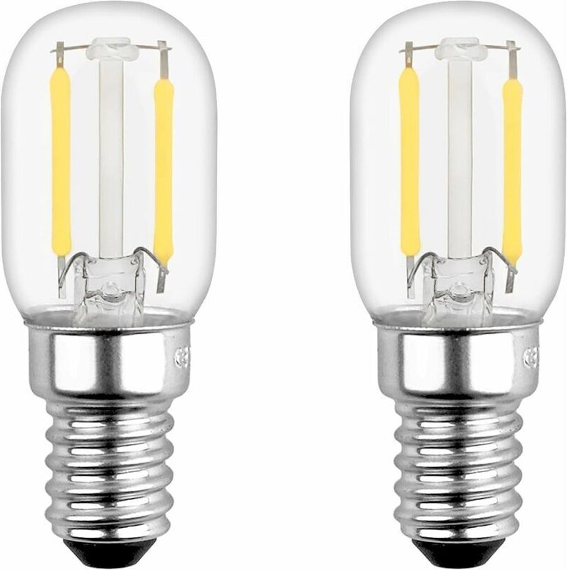 E14 1W LED-Kühlschranklampe, T22, entspricht 15W E14-Glühlampe, Warmweiß 2700K, 230V, kleine E14-LED für Kühlschrank/Sal...