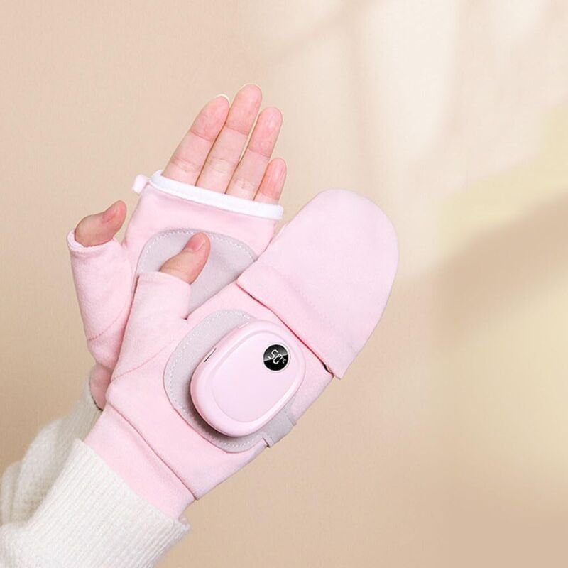 Elektrisch beheizbare Handschuhe, USB-betriebene beheizbare Handschuhe, 3-stufig einstellbare Temperatur-Handwärmer, was...