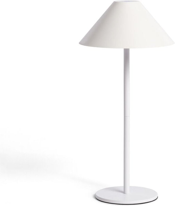 Efectoled - LED-Tischlampe 3W Tragbar für Außen mit wiederaufladbarer Batterie usb Kivuli Weiß