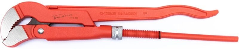 Trendline - Eckrohrzange S-Maul Rohrzange 1 Zoll Wasserpumpenzange Zange