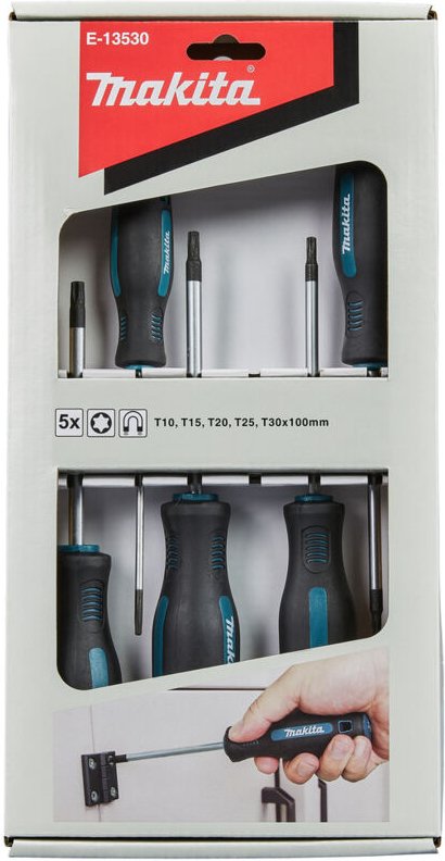 Werkzeug - Schraubendreher-Set torx, 5-teilig E-13530 - Makita