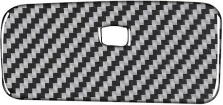 Tlily - Für Audi Q7 2007-2015 Echte weiche Kohlefaser Auto Elektronische Handbremse Abdeckung Parkbremse Release Trim Zu...