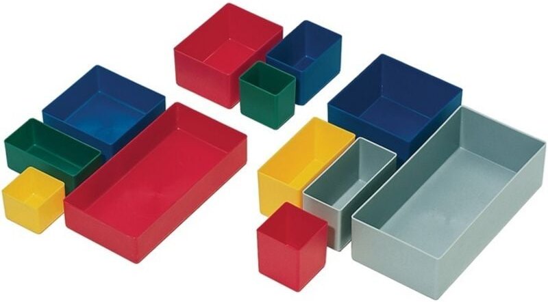 E40-1 blau Einsatzkasten 198 x 99 x 40 mm blau ps für Schubladen u. So - La-ka-pe