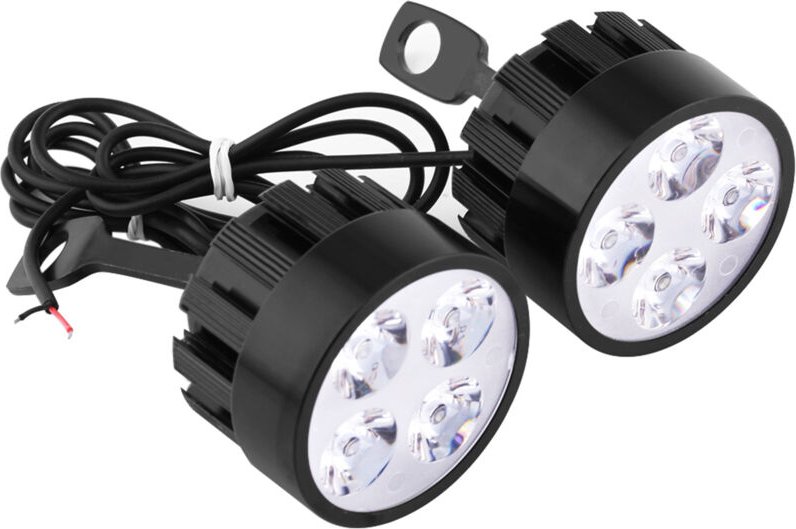 Akozon Motorrad-LED-Projektor 1 Paar Universal-Motorradscheinwerfer LED-Fahrlicht Nebelscheinwerfer Spot-Scheinwerfer-Pr...