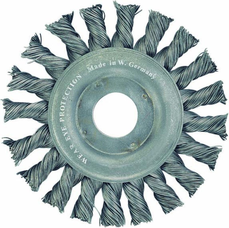 Rundbürste Stahldraht gezopft 178mm - Format