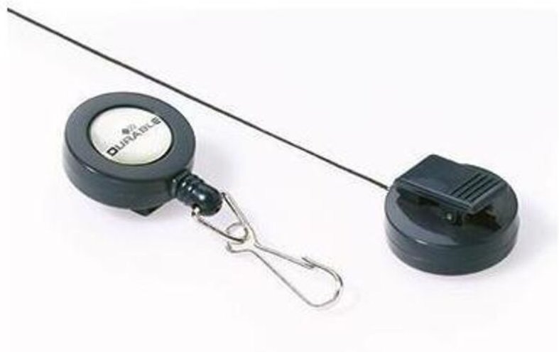 Jojo für Ausweishalter 0,8m Kunststoff/Metall anthrazit 10 St./Pack.