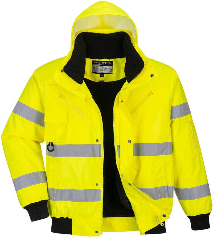 Bomberjacke Hivis 3-in-1 Farbe: Gelb Größe M - Portwest