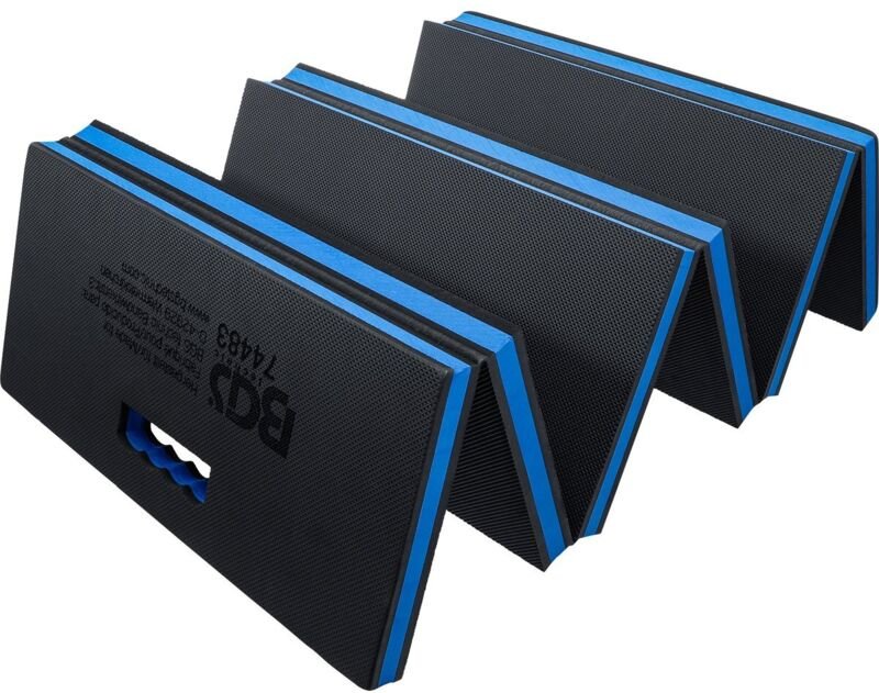 BGS 74483 Weichschaum-Knie- und Arbeitsmatte, falt bar, 3-in-1