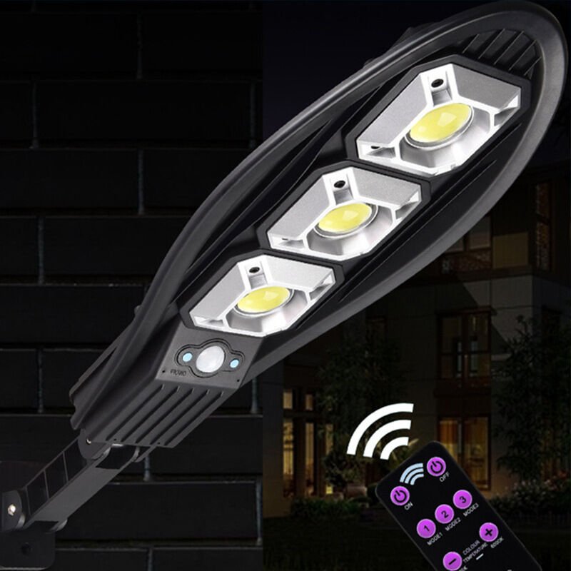 ALOVEZ Solarbetriebener LED-Fluter mit Bewegungsmelder, autonome Beleuchtung für Sicherheit, Garten, Wand, Garage