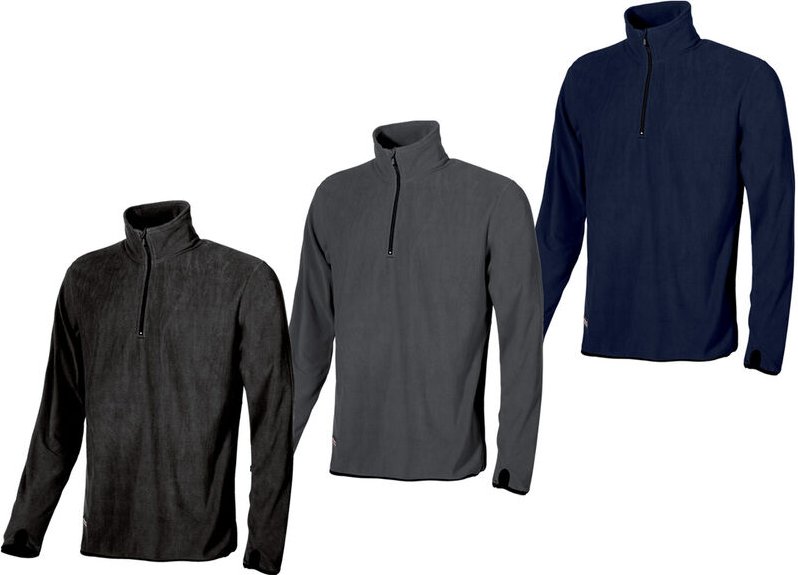 Felpa da lavoro micropile U-power Artic-Nero-XXL - Schwarze - - Schwarze