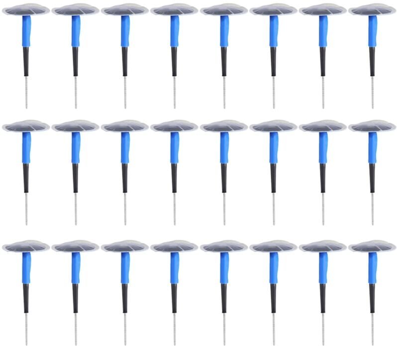 24 Stück Auto Motorrad Universal Tubeless Reifen Pannenreparatur Pilz Plug Patch Gum (2)