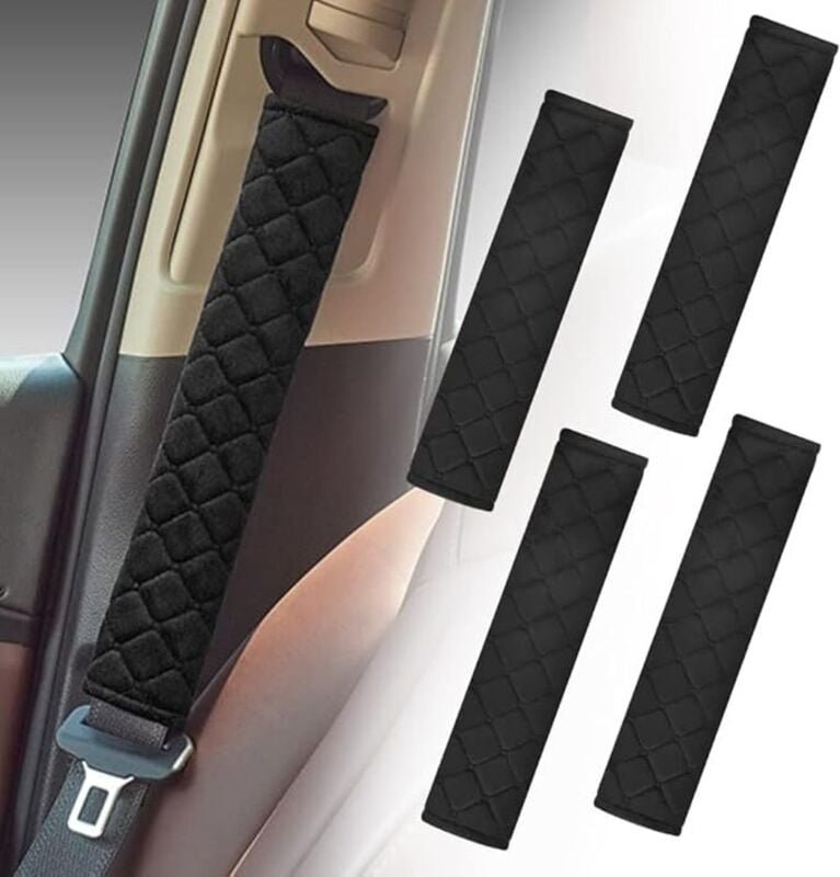 Thumbnail - Ahlsen Stück Polyester-Sicherheitsgurt-Schutz, Sicherheitsgurt, Auto-Sicherheitsgurt, schützt den Sicherheitsgurt, Siche...
