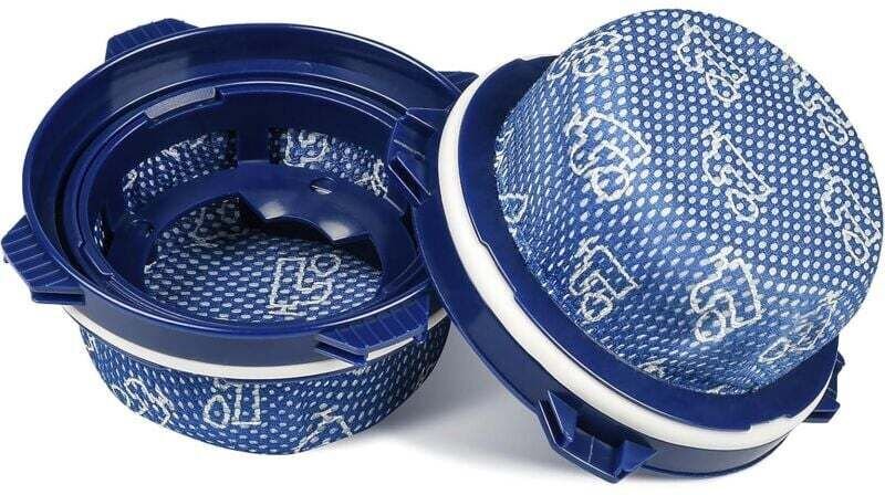 2 Ersatzfilter für Akku-Staubsauger, XU, kompatibel mit Jet 90/75/70/60 Serie - KZQ