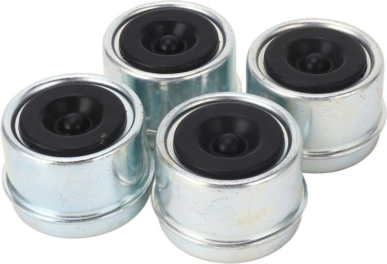 Anhängerlager-Staubkappe, 4 Stück 1,98 Zoll Anhängerlager-Staubkappe Anhängerachsen-Ölkappe mit Kappen.