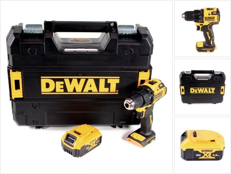 Thumbnail - Dcd 708 nt Akku Bohrschrauber 18 v Li-Ion Brushless in tstak Box + 1 x 5,0 Ah Akku - ohne Ladegerät - Dewalt