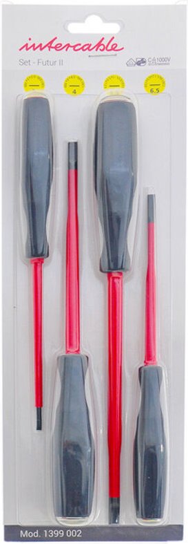 Intercable Set VDE-Schraubendreher FUTUR II - Schlitz/Kreuz 1399002