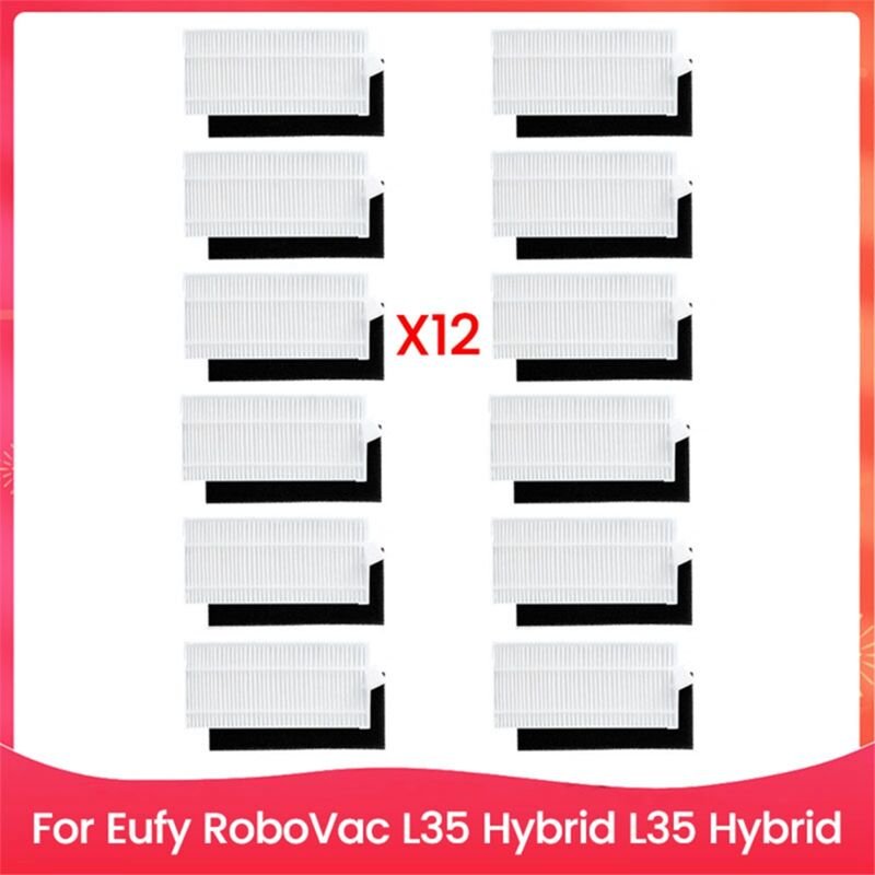 HEPA-Filter + Schwamm für Kehrroboter-Staubsaugerzubehör