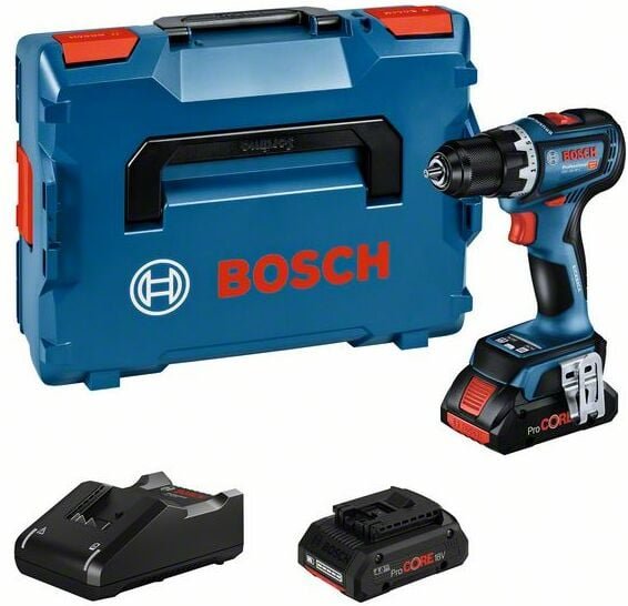 Thumbnail - Bosch Akku-Bohrschrauber gsr 18V-90 c, 2x ProCORE 4.0Ah + Ladegerät in l-boxx