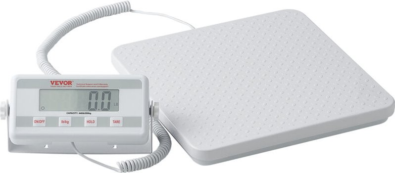 VEVOR Tragbare medizinische Waage, professionelle Arztwaage zum Wiegen – mit rutschfester Plattform, 2 Einheiten, Hold- ...