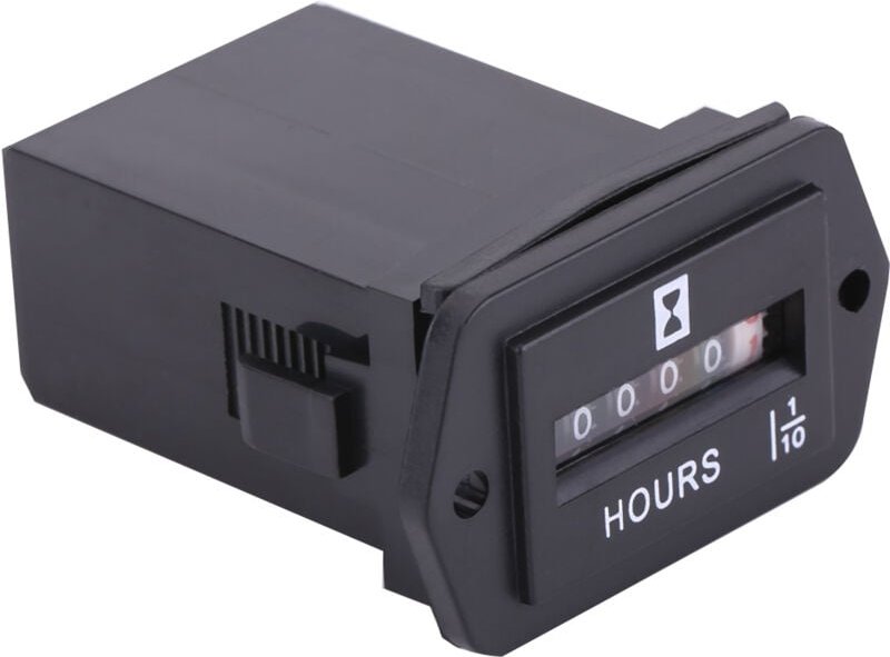 Ej.life - dc 6–80 v mechanischer Betriebsstundenzähler für Diesel-Benzinmotor-Generator-Motorboot HM002