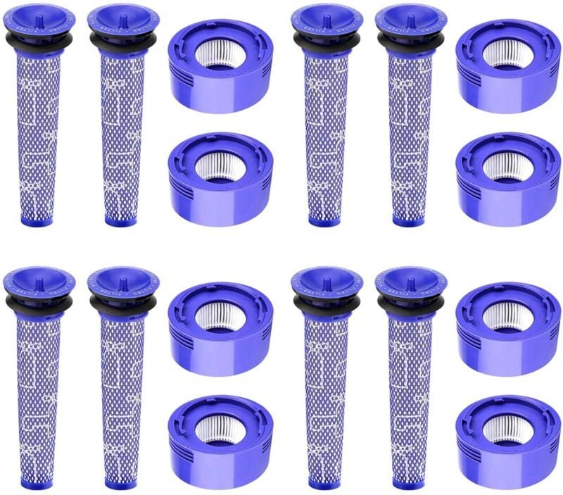 16 Pack ZubehöR Teile Filter für V7, V8 Animal und V8 Absolute Vakuum Staubsauger Zur Reinigung hepa Filter ZubehöR Teil...