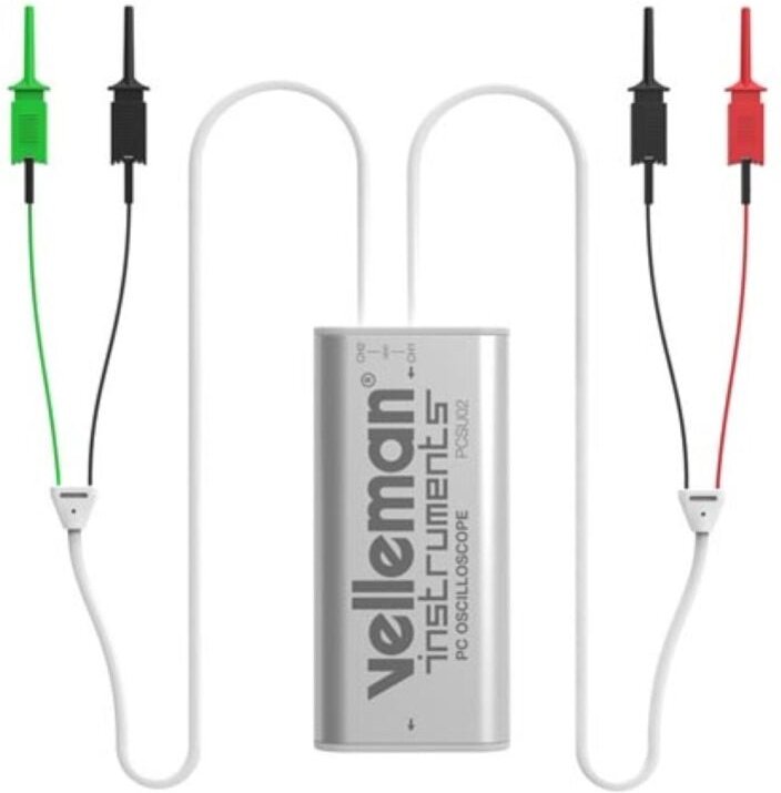 Velleman - Mini-PC-Oszilloskop, 2 Kanäle, mit USB-Anschluss