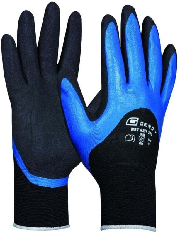 Gebol - Handschuh Wet Grip 200 Gr. 10 Arbeitshandschuh Wasserabweisend Handschuhe