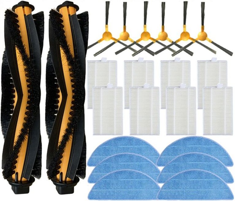 Für Kabum Smart 700 Roboter-Staubsauger. Hauptwalze, Seitenbürste, HEPA-Filter.