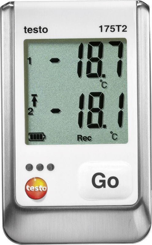 Testo - 0572 1752 175 T2 Temperatur-Datenlogger Messgröße Temperatur -40 bis +120 °c