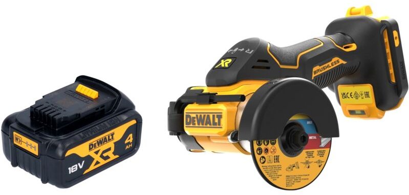 Dcs 438 n Akku Multimaterialschneider 18 v 76 mm Brushless + 1x Akku 4,0 Ah - ohne Ladegerät - Dewalt
