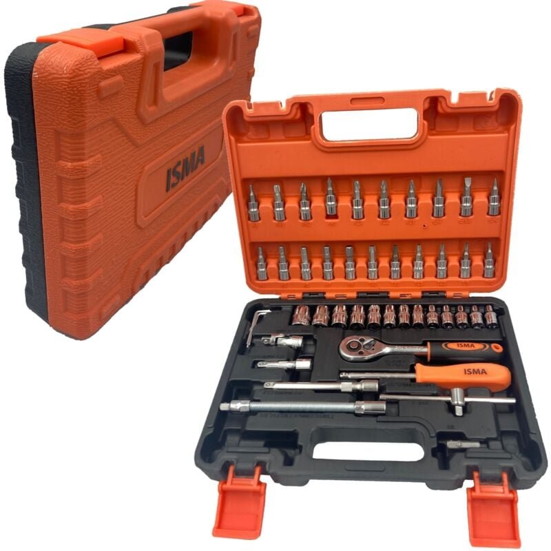 Werkzeugsatz 1/4 Bits Stecknüsse 46-tlg