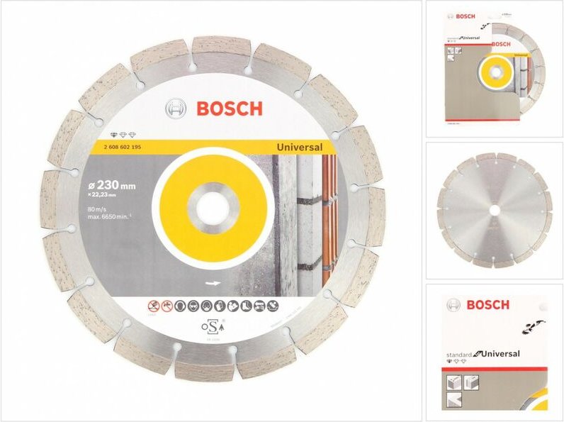 Bosch - Diamant Trennscheibe 230 x 22,23 mm Standard for Universal ( 2608602195 )