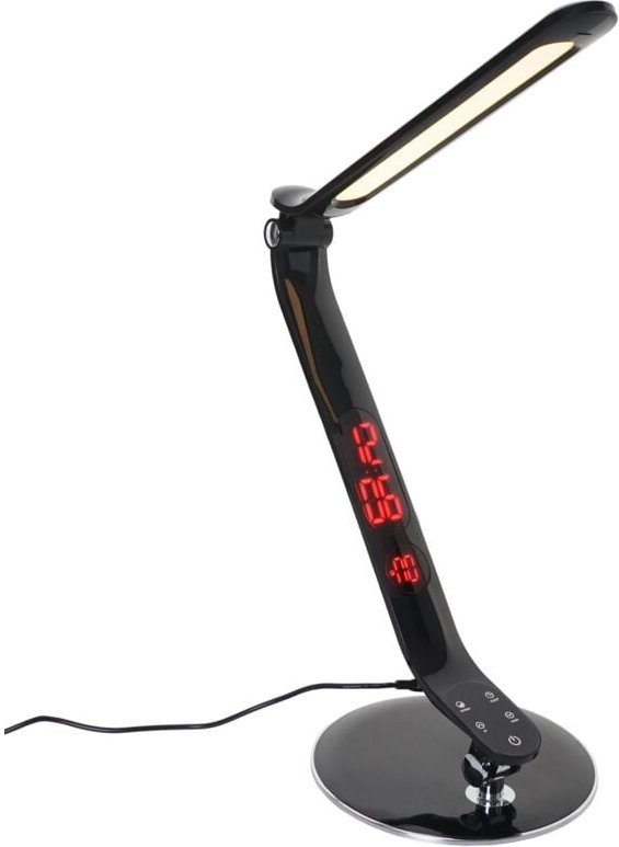 Trio Leuchten - Trio led Tischleuchte RL194, Schreibtischleuchte Büroleuchte Tischlampe, Dimmer Wecker Timer