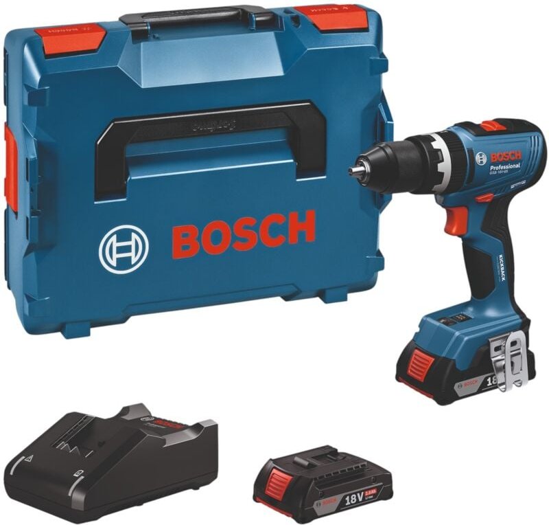 Schlagbohrschrauber bosch gsb 18V-65 (2 x 2,0 Ah + gal 18V-20 + L-Case)