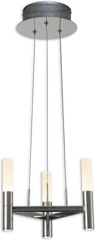 Naeve CASTLE Dimmbare LED-Pendelleuchte mit mehreren Armen, Chrom, 3000 K