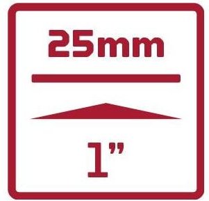 Kraftschraubereinsatz 1 6-kant 33 mm Länge 62 mm - Gedore