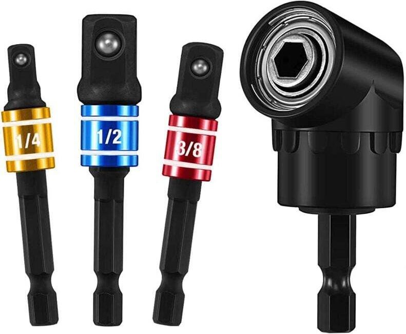 Steckschlüsselhalter-Adapter 1/4 Zoll, 3/8 Zoll, 1/2 Zoll Steckschlüsselhalter-Adapter für Schlagschrauber