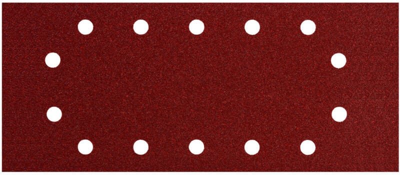 10 Schleifblätter 115x280 mm, p 180, Holz+Metall, Serie 'professional', 14 Löcher, zum Spannen, für Sander 10 Stk - Meta...