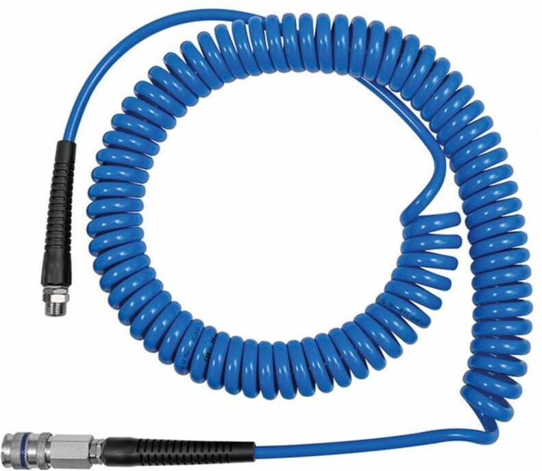 FP - Riegler Spiralschlauch-Stahlkupplung-Set, pu, Schlauch-ø 8x5, 10 m, SP81000PUSSK